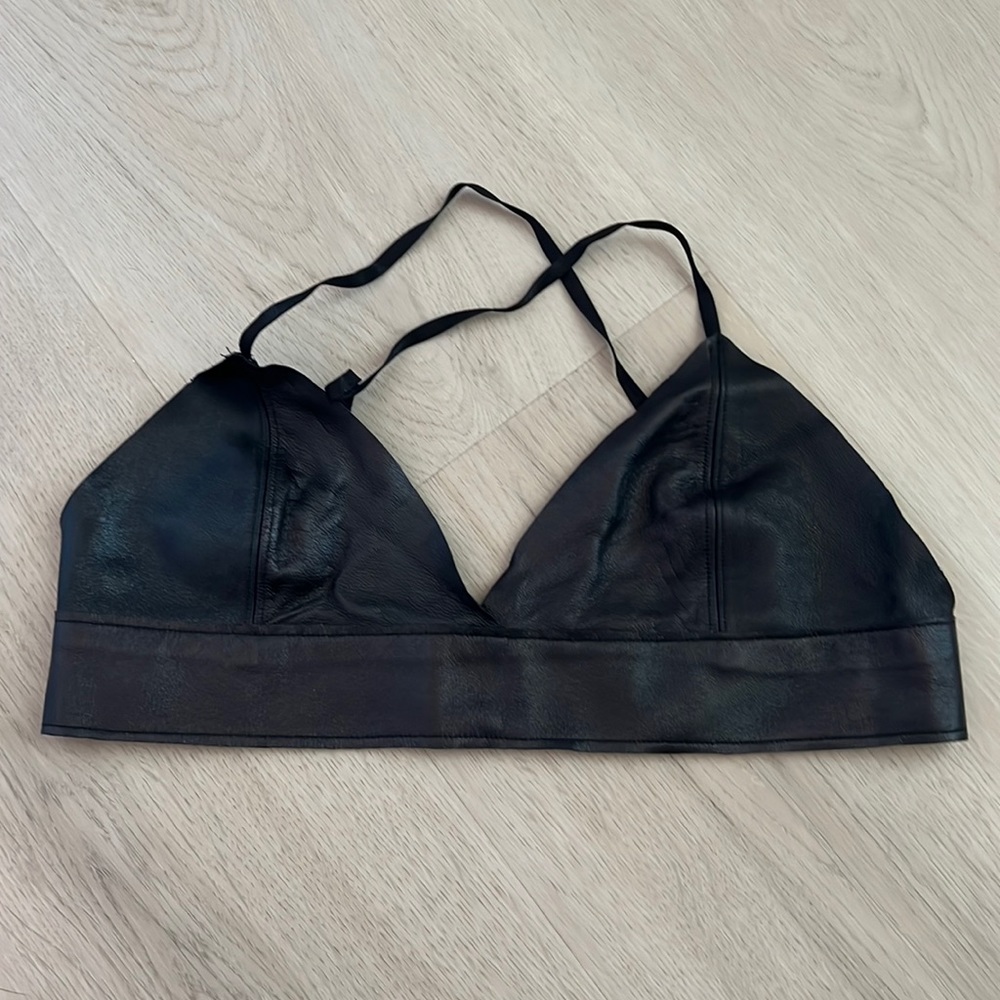 Christie Nicole Leather Bralette